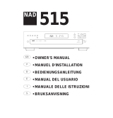 NAD 515 Benutzerhandbuch