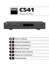 NAD C541 Benutzerhandbuch