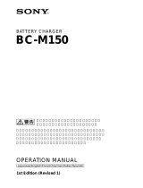 Sony BC M150 Benutzerhandbuch