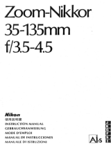 Nikon AI-S -NIKKOR 35-135MM F/3.5-4.5 Benutzerhandbuch