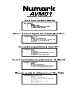 Numark AVM01 Benutzerhandbuch