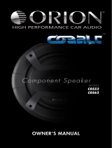 Orion Car Audio Cobalt CO552 Benutzerhandbuch