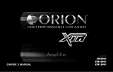 Orion XTR Power Amplifier XTR15001 Benutzerhandbuch