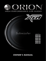 Orion Car Audio XTR124 Benutzerhandbuch