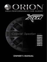 Orion Car Audio XTR462 Benutzerhandbuch