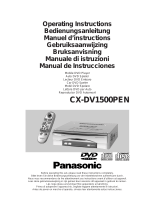 Panasonic CX-DV1500PEN Benutzerhandbuch