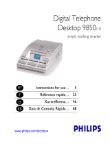 Philips 9850 Benutzerhandbuch