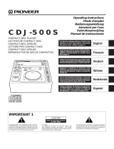 Pioneer CDJ-500S Benutzerhandbuch