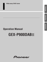 Pioneer GEX-P900DAB-02 Benutzerhandbuch