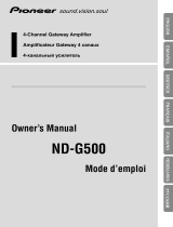 Pioneer nd g500 Benutzerhandbuch