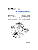 Pitney Bowes E500 Benutzerhandbuch