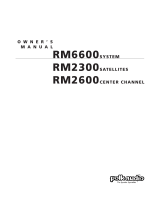 Polk Audio RM2600 Benutzerhandbuch