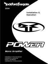 Rockford Fosgate Power 351M Benutzerhandbuch