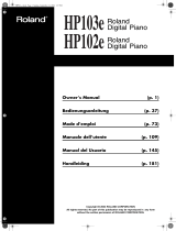 Roland HP102E Benutzerhandbuch