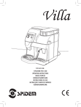 Saeco Coffee Makers VILLA SILVER SUP018M Benutzerhandbuch