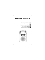 Sangean Electronics DT-210 Benutzerhandbuch