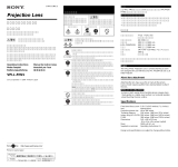 Sony VPLL-FM21 Benutzerhandbuch