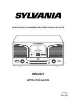 Sylvania SRCD824 Benutzerhandbuch