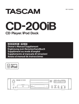 Tascam CD-200iB Benutzerhandbuch