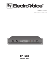 Telex Compact Precision CP1200 Benutzerhandbuch