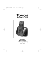 Topcom butler 1250 Benutzerhandbuch
