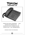 Topcom 125 Benutzerhandbuch