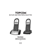 Topcom butler 3200 twin Benutzerhandbuch