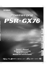 Yamaha PSR-GX76 Benutzerhandbuch