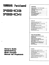 Yamaha PSS-104 Benutzerhandbuch