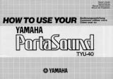 Yamaha TYU-40 Benutzerhandbuch
