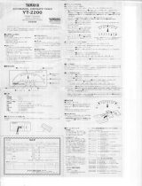 Yamaha YT-2200 Benutzerhandbuch