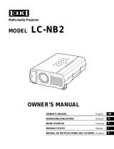 Eiki LC-XNB2 Benutzerhandbuch