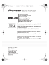 Pioneer IDK-80 Benutzerhandbuch