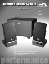 Cyber Acoustics CA-3.1 Benutzerhandbuch