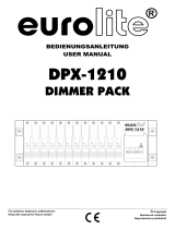 EuroLite DPX-1210 Benutzerhandbuch