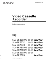 Sony SLV-SX730E Bedienungsanleitung