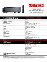 MS-Tech MC-80BL/120W Datenblatt