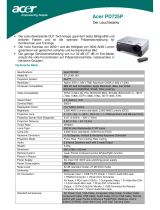 Acer PD725P Benutzerhandbuch