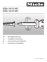 Miele EBA5476MC Benutzerhandbuch