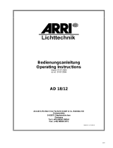 ARRI AD 18/12 Operating Instructions Manual