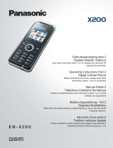 Panasonic X200 Bedienungsanleitung