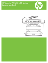 HP LaserJet M1522 Multifunction Printer series Benutzerhandbuch