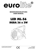 EuroLite LED ML-56 RGB Benutzerhandbuch