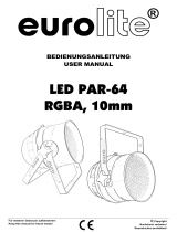 EuroLite LED PAR-64 RGBA Benutzerhandbuch