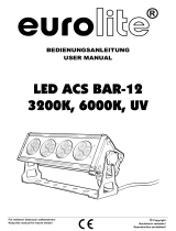 EuroLite LED ACS BAR-12 Benutzerhandbuch