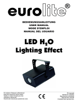 EuroLite LED H2O Water Effect IR Benutzerhandbuch