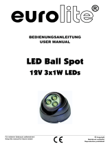 EuroLite LED Ball Spot Benutzerhandbuch