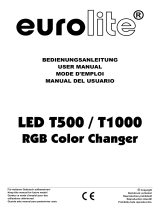 EuroLite LED T500 Benutzerhandbuch