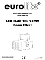 EuroLite LED D-40 TCL 2X9W Benutzerhandbuch