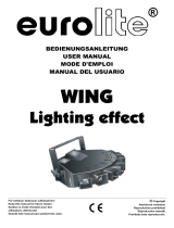 EuroLite WING Lighting effect Benutzerhandbuch